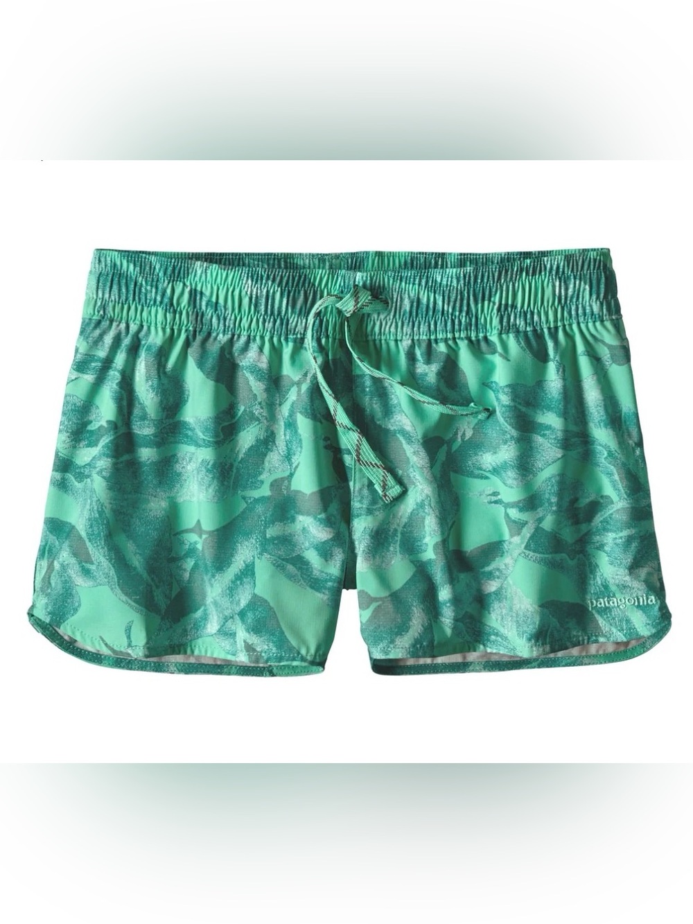 Patagonia Women's Stretch Planing Micro Shorts - 2" - Green Palms Small